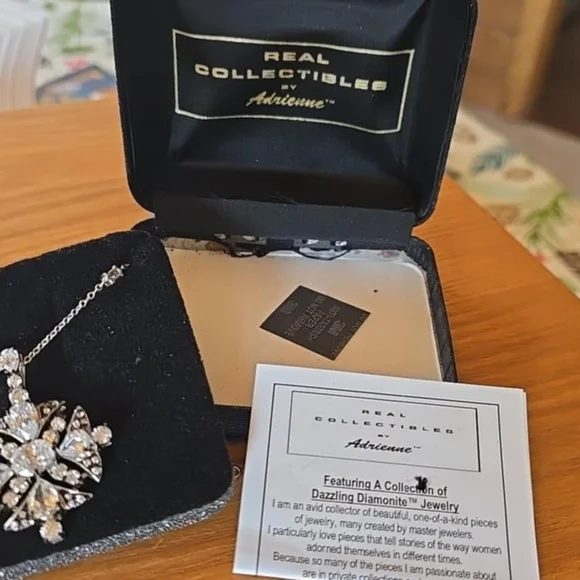 Elegant Silver Pendant Necklace The Real Collectibles By Adrienne - Picture 10 of 10